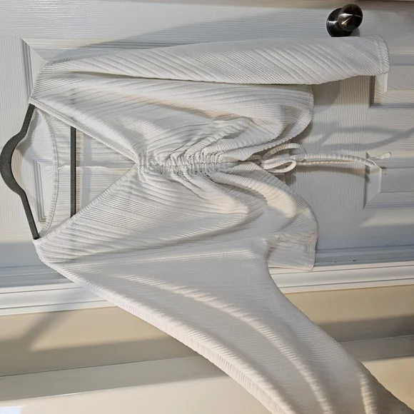 Chiquease Plus Dolman Sleeve Drawstring Ruched Front Tee - Picture 4 of 8